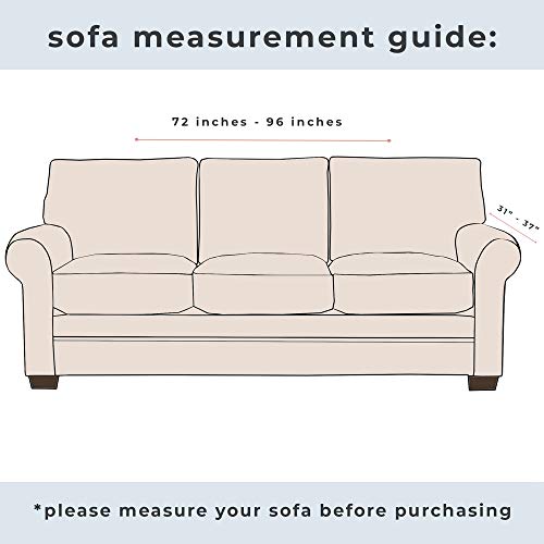 Velvet Plush Stretch Sofa Slipcover. Velvet Sofa Couch Furniture Protector, Soft Anti-Slip, High Stretch For 3 Seat Sofa. (Sofa- 3 Seater, Zinfandel Red) #TOP4