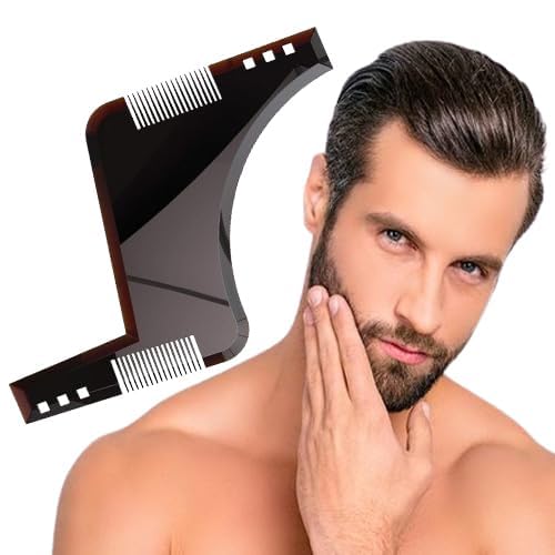Beard Shaper Tool With Comb For Men And Boys Men Beard Accessories for Home And Salon Use Pack Of 1-image-26