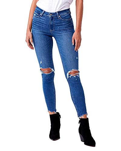 PAIGE womens Hoxton Transcend Vintage Stretch High Rise Ultra Skinny Fit Ankle Jean
