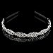 Produktbild Deniferymakeup Braut-Krone, Strass-Tiara, Silber, Gold und Rotgold, Stirnband, Haarschmuck für Damen