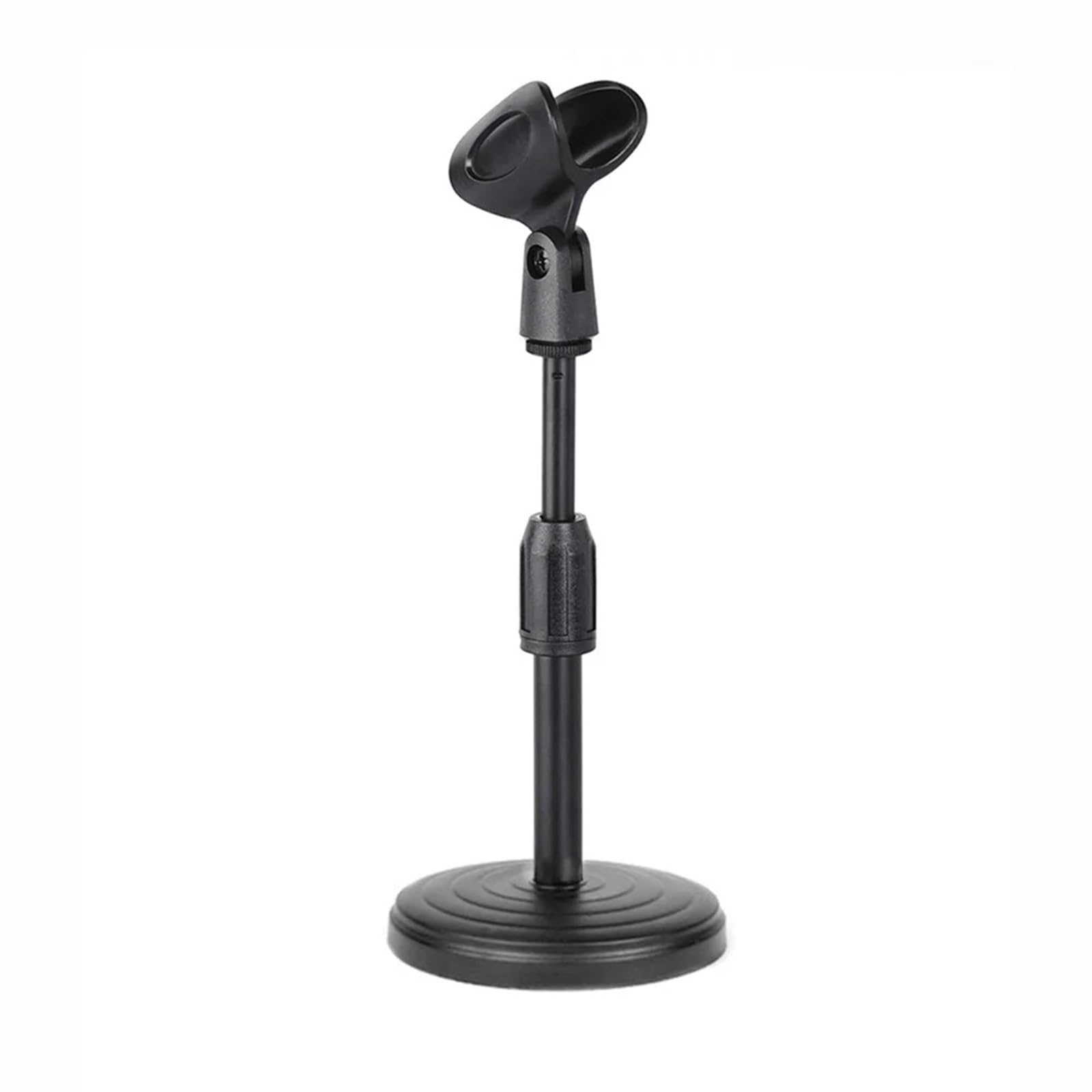 Socle de Bureau rétractable for Microphone, Disque de Bureau, Support de Microphone for Streaming en Direct, Supports de Bureau pour Le Chant，La Parole