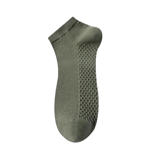 Yizelli 3 Pairs Ankle Socks for Men Lightweight Breathable Mesh Cotton Short Socks for Spring Summer