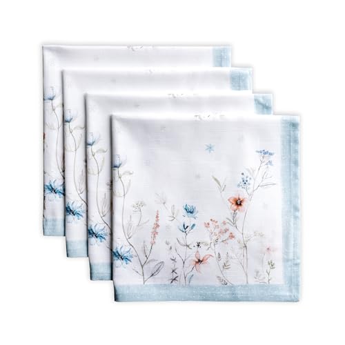 Maison d' Hermine Cloth Napkins Set of 4 Reusable 100% Cotton (20" x 20")