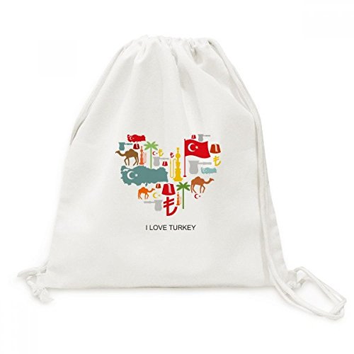 Sac cordon Toile Drapeau National Arbre Coeur Camel Lira Coco