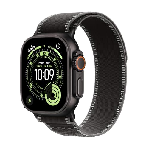 Smartwatches que Oferecem Mais que Monitoramento Fitness em 2025 5 Apple Watch Ultra 3 GPS + Cellular, Caixa em titânio preto de 49 mm com Loop...
