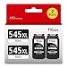 Produktbild Foiset 2 Schwarz Canon Druckerpatronen 545 545 XL Ersatz für Canon PG 545 Schwarz für Canon PIXMA TS205 TS305 TS3350 TS3452 TR4550 MG2550 MG2555 MG2900 MG2950 MG3050 MG3051 MX495