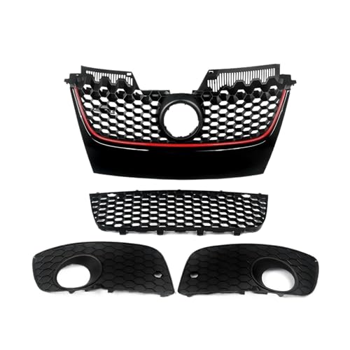 Grille avant nid d'abeille Golf GTI MK5 et Jetta 5 - Calandre centrale de pare-chocs