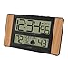 La Crosse Technology Atomic Digital Clock with Outdoor Temperature, Wood Oak, 0