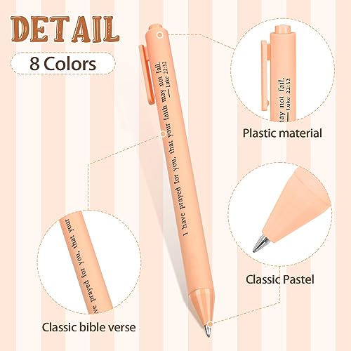 Cholemy 50 bolígrafos con tinta negra retráctiles miniatura 3