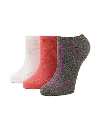 Image of HUE Women's Eco Sport Tab Back No Show Socks (3-Pack)