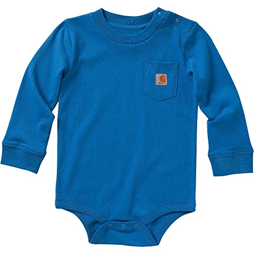 Image of Carhartt unisex-baby Long-sleeve Pocket Bodysuit