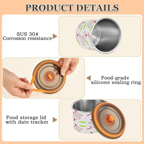 Contenedor Hermético de Acero para Café 500 ml miniatura 5