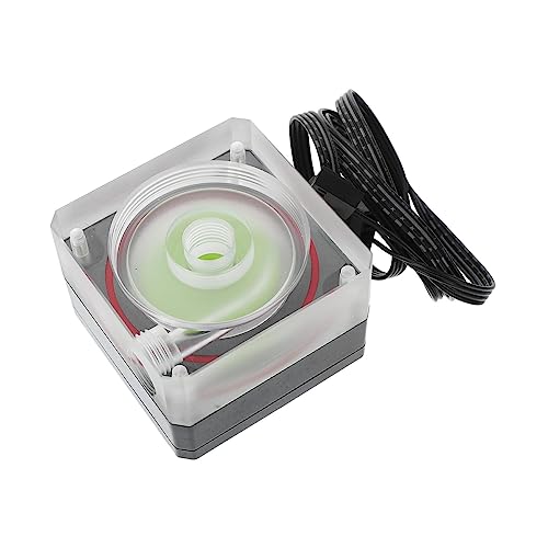 KOMBIUDA Kit de Refrigeración por Agua para PC Bomba de Agua de H Accesorio de Computadora con Diseño Ruido Compatible con Refrigeración Líquida CPU