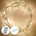 Produktbild Lights4fun 100er LED Lichterkette warmweiß Lichterkette mit Fernbedienung strombetrieben mit An- und Ausschalter Lichterkette Innen mit Stecker