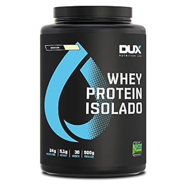 Dux Nutrition Whey Protein Isolado Baunilha - Pote 900 G