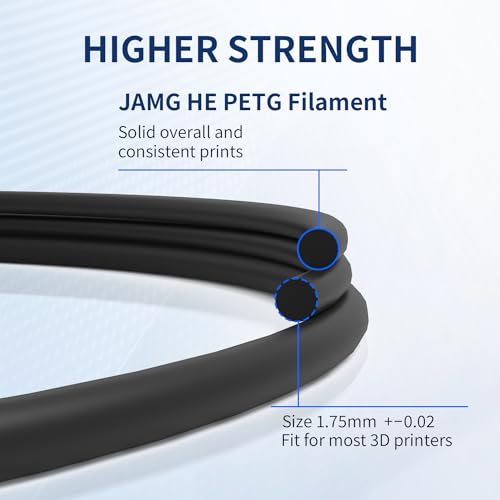 Filamento PETG 1,75 mm 1 kg +/- 0,02 mm naranja - ¡Recarga tu impresora 3D JAMG HE! - Fernando Cortés