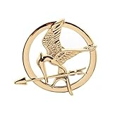 SAKESUKE Mockingjay Pin Brooch Badge, The Katniss Everdeen Cosplay Prop Rep, Gold