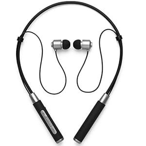 Intempo® EE3130BLKSTKEU Wireless WDS21 Bluetooth Neckband Earphones Headset, Black
