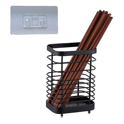 aghoer Soporte para utensilios de cocina de acero inoxidable, soporte para utensilios, cesta para cubiertos de 15 cm, escurridor de platos, organizador para fregadero, accesorios organizadores para