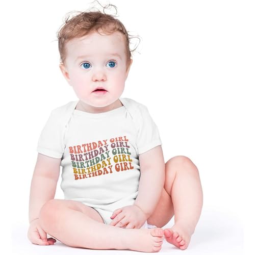 Birthday Girl Baby Bodysuit 1st Birthday Bodysuit Girl for Baby Girls Romper2