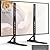 PERLESMITH Universal TV Stand Mount for 22-75 Inch TVs, Height Adjustable Table Top TV Stand, Great Load-Bearing Replacement TV Legs with Tempered Glass Holds up to 110lbs, Max VESA 800 x 600mm