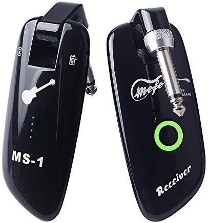 MEFE Guitar Wireless System Rechargeable Guitar Bass Wireless Transmitter Receiver Wireless 99 Channels