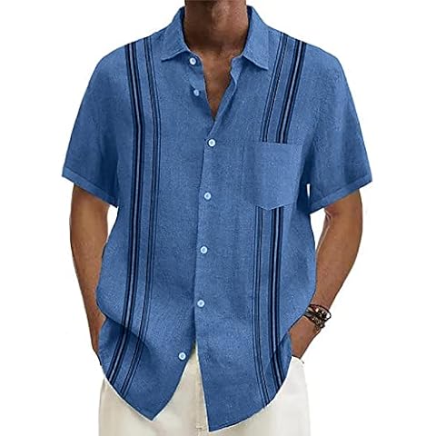 Chemise Hawaienne MOKBAY D-Bleu XXL Cover
