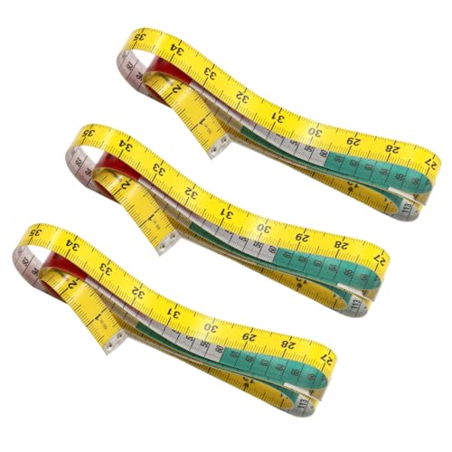 Set de 3 cintas métricas portátiles 150 cm