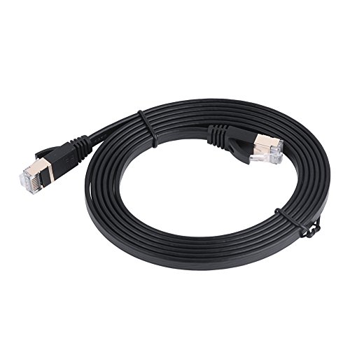 [LAN�P�[�u��] 1m /1.8m//5m/10m/15m CAT7 RJ45 600MHz�p�b�`�V�[���hLAN�l�b�g���[�N�P�[�u�� �ǍD�ȐM���i�� 10Gbps�̓]�����x