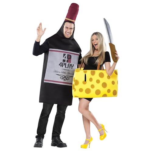 Fun World Perfectly Paired Wine & Cheese Adult Costume Set by Fun World - Used condition - US$20.35