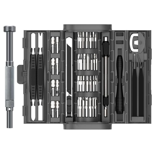 Image of UF-TOOLS 83 in 1 Electronics Precision Screwdriver Set, Mini Professional Magnetic Repair Tool Kit with Torx Phillips Triwing for Computer, iPhone, Macbook, PC, Laptop, Watch, PS5, RC