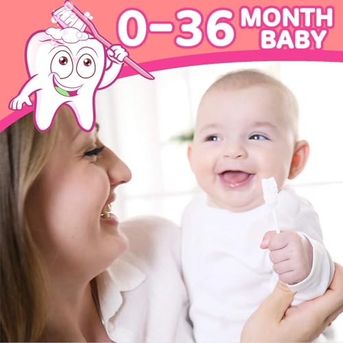 Image of 50 Pcs Baby Tongue Cleaner Gauze, Baby Toothbrush Disposable Oral Cleaner, Toddler Tooth Brush for New Born Tooth Mouth Gum Clean, Infant Toddler Oral Cleaning Stick, Care Newborn, 50 Swabs 0-6month