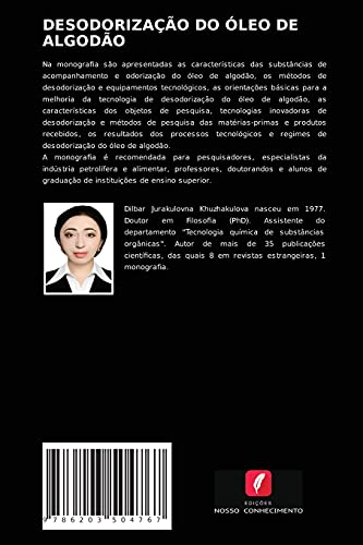 Desodorização Do Óleo de Algodão