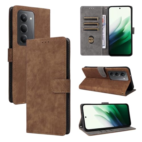 X}zP[X Ή@ for Doogee N60 Pro [RFID ubN] J[h z_[ztbv LbN X^hdbP[X Brown