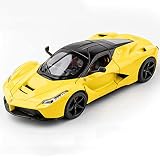 LQZCXMF Simulation Modèle De Véhicule À Porte Papillon À L'échelle 1:32 Kit D'alliage Die Casting Car Model Toy Cars avec Action De Retrait Et Portes Ouvertes pour Enfants Garçon Fille Cadeau De Noël