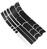 Blackshell® Fahrrad Schutzfolie - Fahrrad Lack Schutz für z.B. Trekkingrad, MTB, Rennrad oder E-Bike - 21-teilig in Carbon Schwarz - Steinschlagschutz-Set