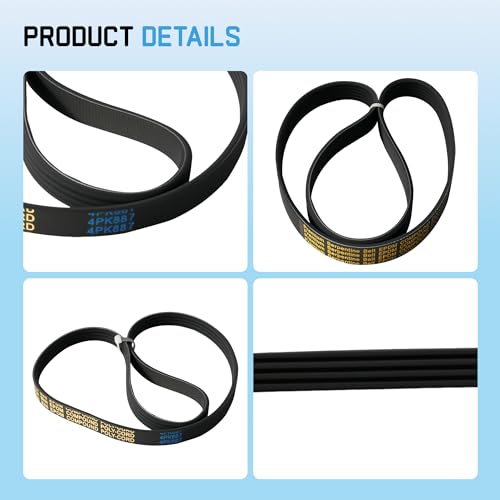 Image of 12658178 AC Serpentine Belt for Chevy Silverado Suburban Tahoe