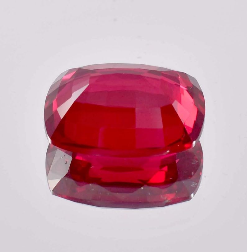 Rubis naturel 14x10mm pierre gemme coussin pour fabriquer un collier