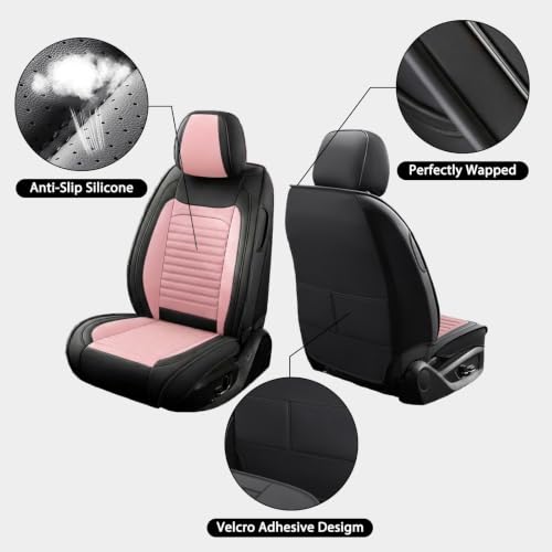 Image of Seat Covers Full Set Fit for Saturn ION 2003-2010,Blackpink