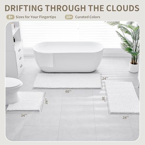 Ruggnovea Chenille Bath Mat