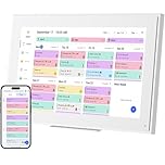 15.6-inch Wall Planner Digital Calendar & Chore Chart, Smart Touchscreen Interactive Display for Family Schedules – Wall Mount Included, Great for Organizing Your 2025 Calendar