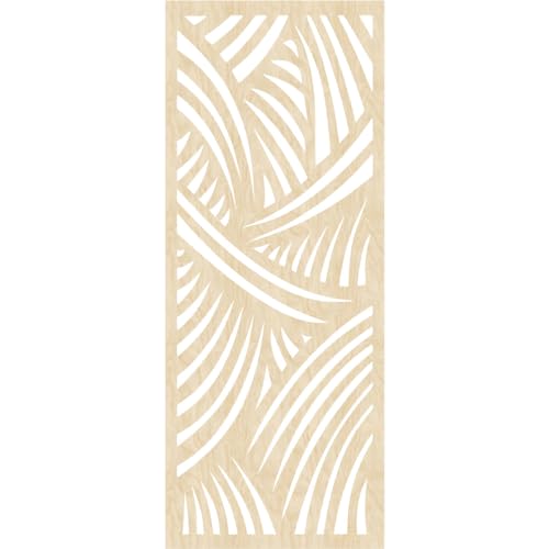 Image of 21 3 /8 inchW x 54 3 /8 inchH x 1 /4 inchT Chester Decorative Fretwork Wood Wall Panels, Birch