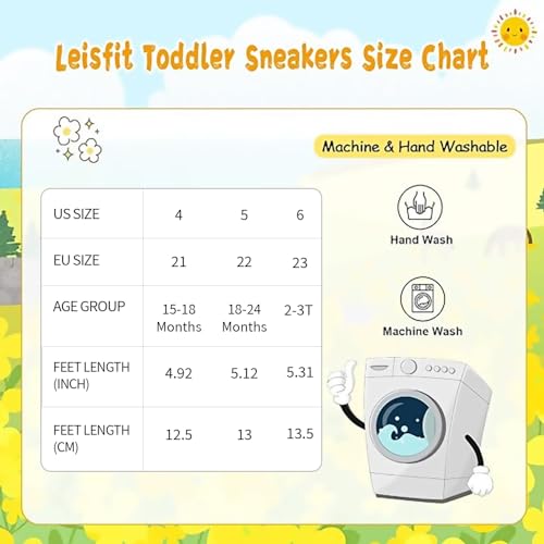 Bernal Baby Sneakers Girls Boys Infant Slip On Lightweight Breathable Sock Shoes Toddler Soft Non-Slip Protect Toes Tennis Walking Shoes thumb #5