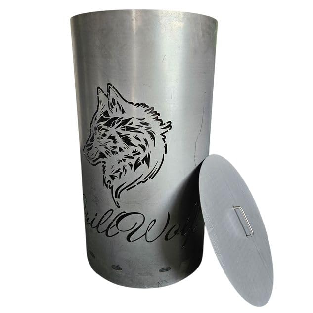 Feuerschalen Deckel Ø 62 cm aus 2 mm Stahl mit Edelstahlgriff
