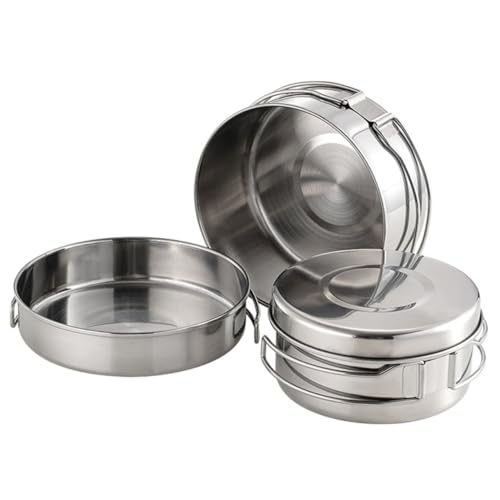 Cuisine de camping en acier inoxydable pour des repas chaleureux en bivouac