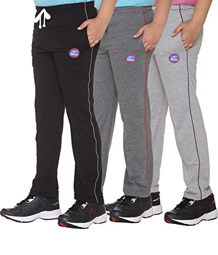 Image of Mack Jonney Boy's Regular Fit Trackpants (Pack of 3)