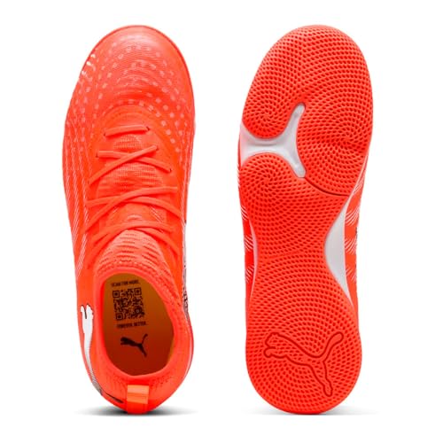 Zapatillas fútbol sala niño PUMA Future 9 Match IT + Mid JR roja talla 34 EU 5