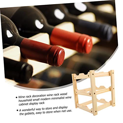 Estante moderno para botellas de vino para mueble miniatura 7