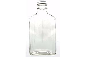 Reusable Glass Flask with Dependable Metal Lid