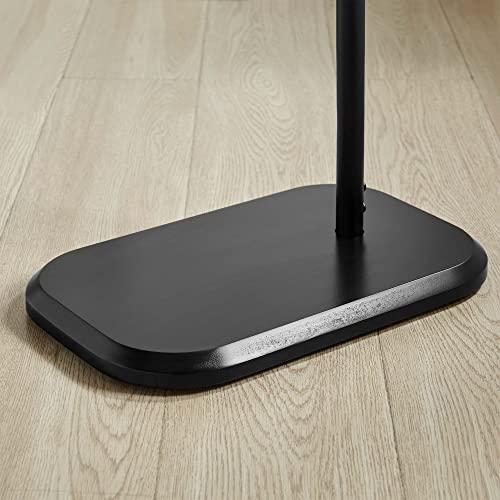 Woodeem C-Shaped End Table, Black C Table For Couch And Bed, Sofa Side Tables With Metal Frame,For Small Spaces, Living Room, Bedroom #TOP3